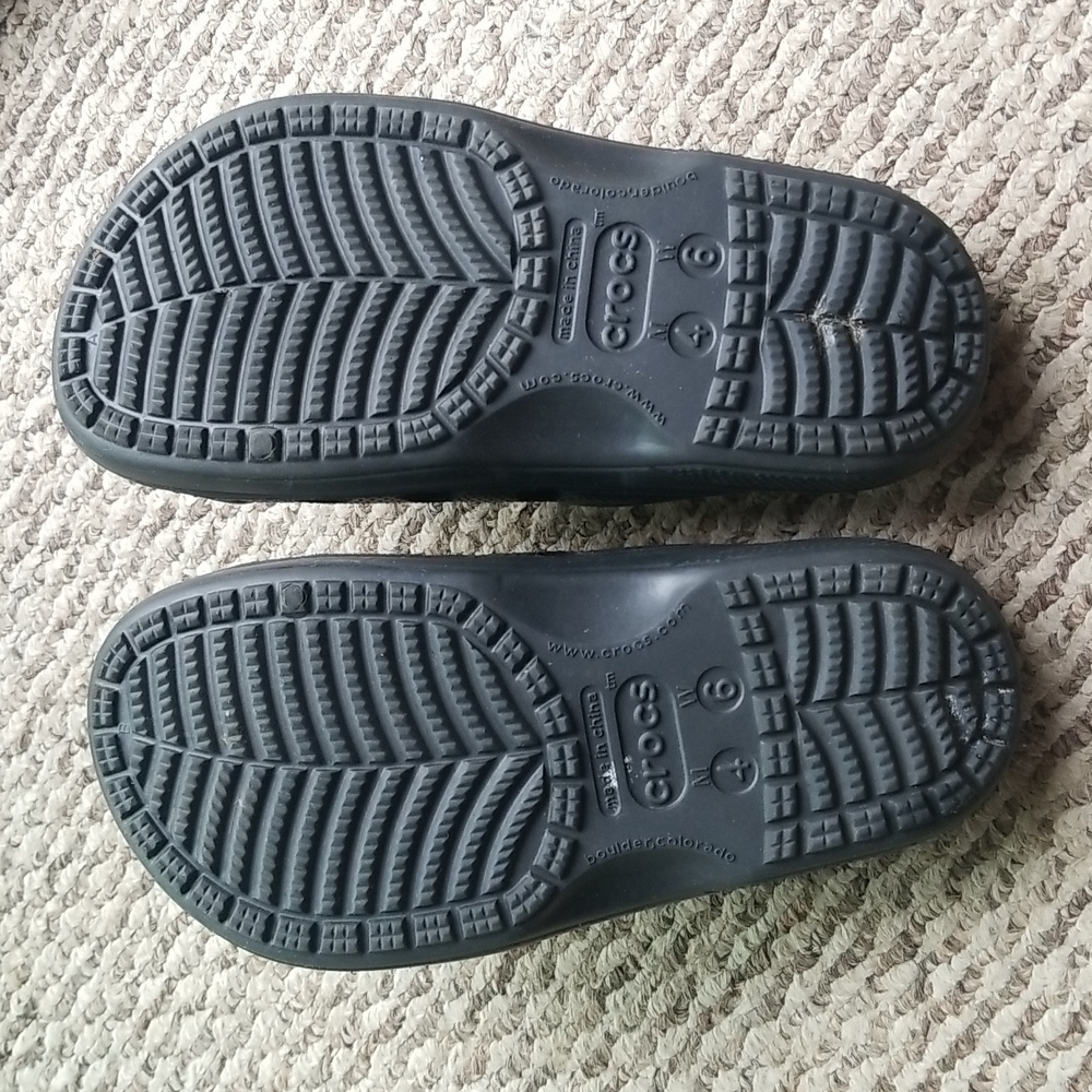 CROCS Classic Slide Sandal Black Women's 6 / Men's 4 - Picture 2 of 3